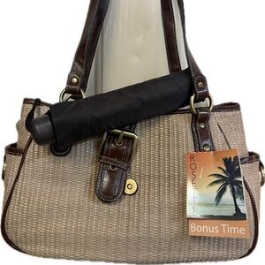 Rosetti Tan and Brown Shoulder Bag